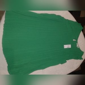 Plus size pleated ruffle tank top